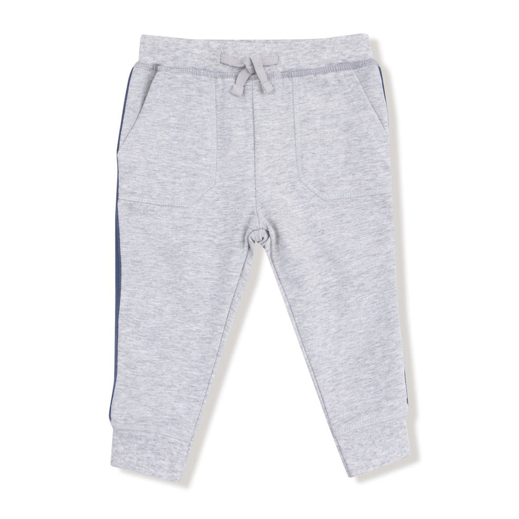 Varsity - Light Grey Jogger with Varsity Stripes