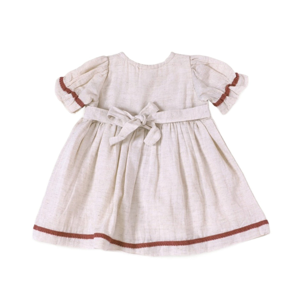Victoria Embroidered Floral Baby Dress + Bloomer