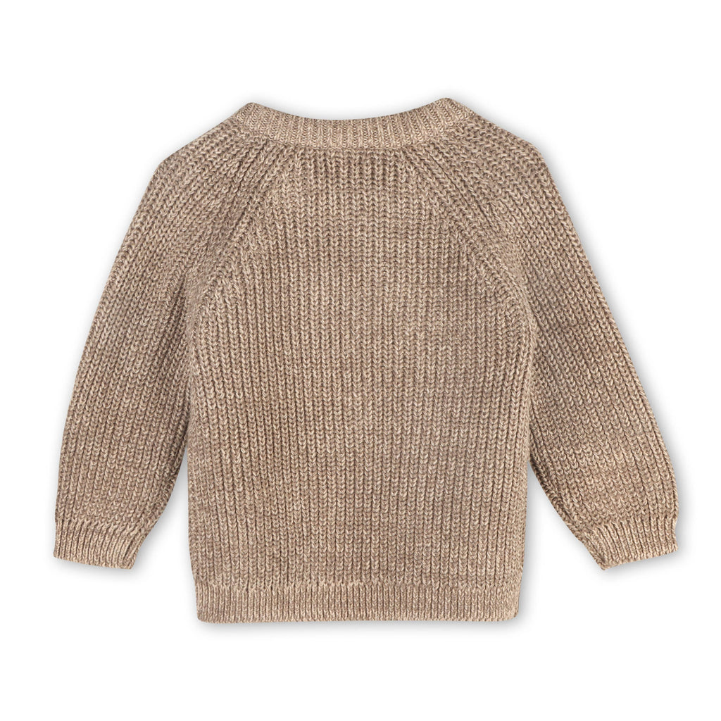 Wild & Free Embroidered Chunky Knit Baby Sweater