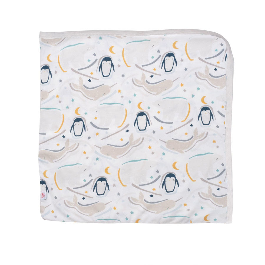 Wish You Whale Modal Soothing Swaddle Blanket-SWADDLES & BLANKETS-Magnetic Me-Joannas Cuties