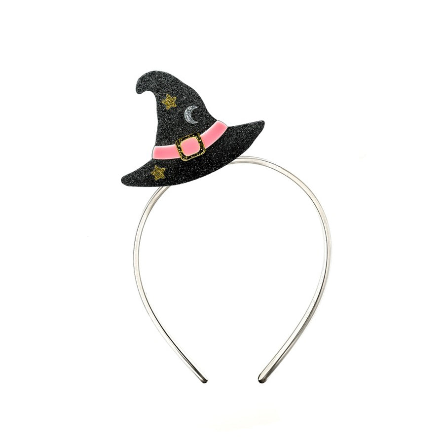 Witch Hat Black Glitter Headband-HEADBANDS-Lilies & Roses-Joannas Cuties
