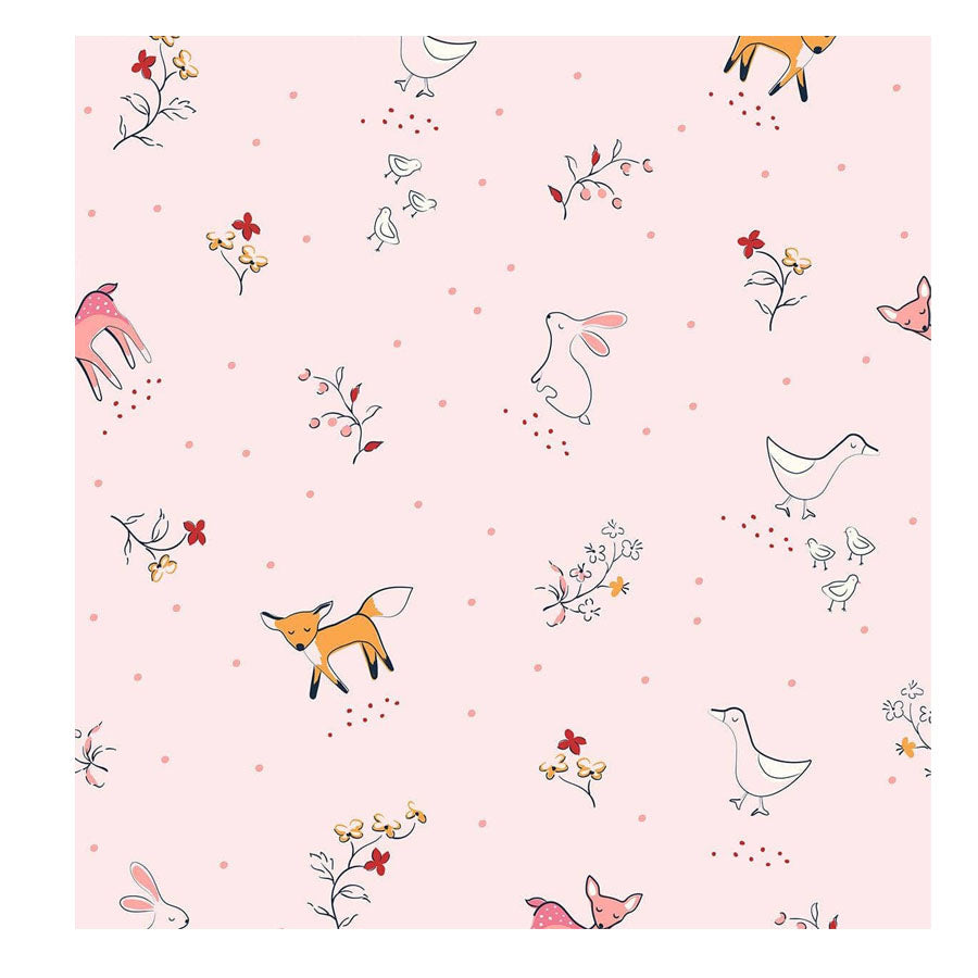 Woodsy Tale Modal Soothing Swaddle Blanket - Pink-SWADDLES & BLANKETS-Magnetic Me-Joannas Cuties