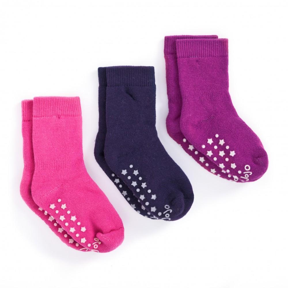 3-Pack Extra Thick Socks - JoJo Maman Bebe - joannas-cuties