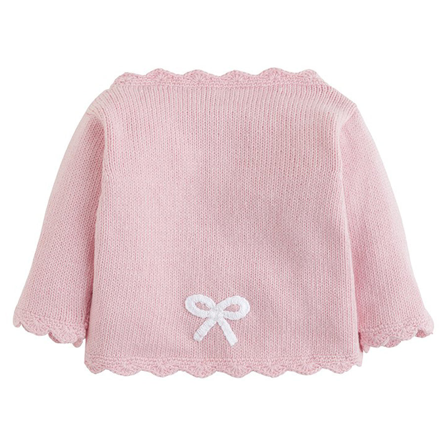 Bow Crochet Sweater - Little English - joannas-cuties