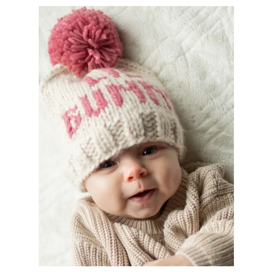 Lil Bunny Pink Beanie Hat-HATS & SCARVES-Huggalugs-Joannas Cuties