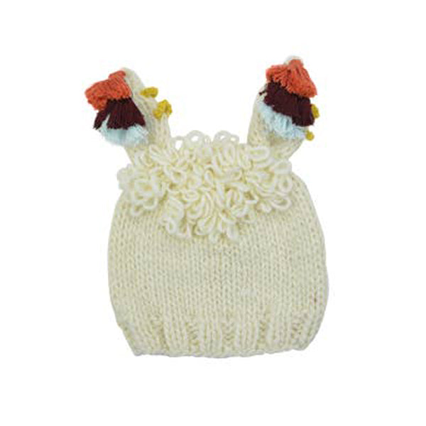 Llama Hat - Cream - The Blueberry Hill - joannas-cuties