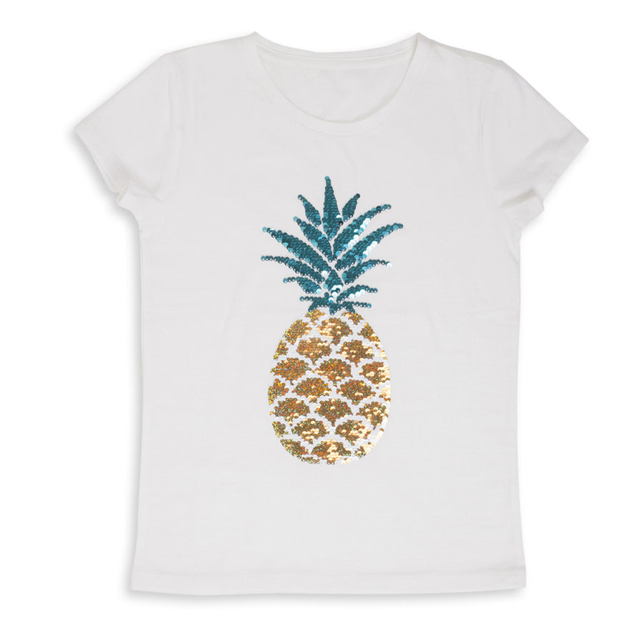 Magic Two-Way Sequins T-shirt - Pineapple - Shade Critters - joannas-cuties