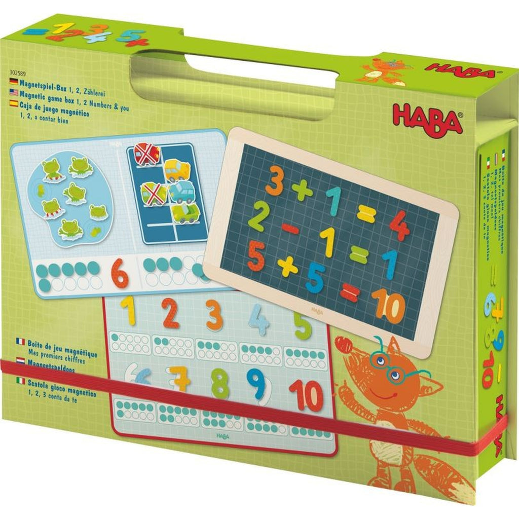 Magnetic Game Box 1, 2 Numbers & You - Haba - joannas-cuties