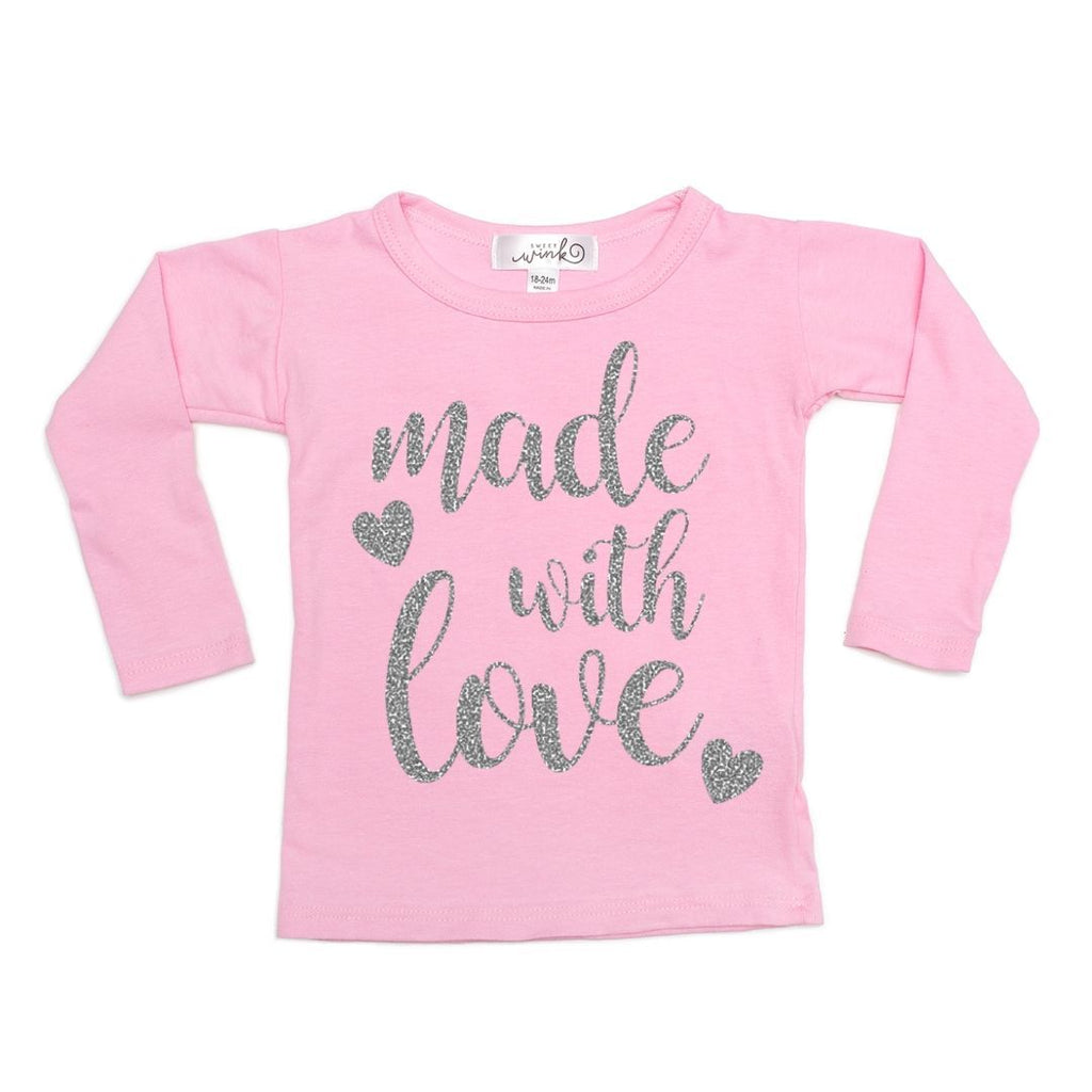 Made With Love Shirt-Sweet Wink-Joanna's Cuties
