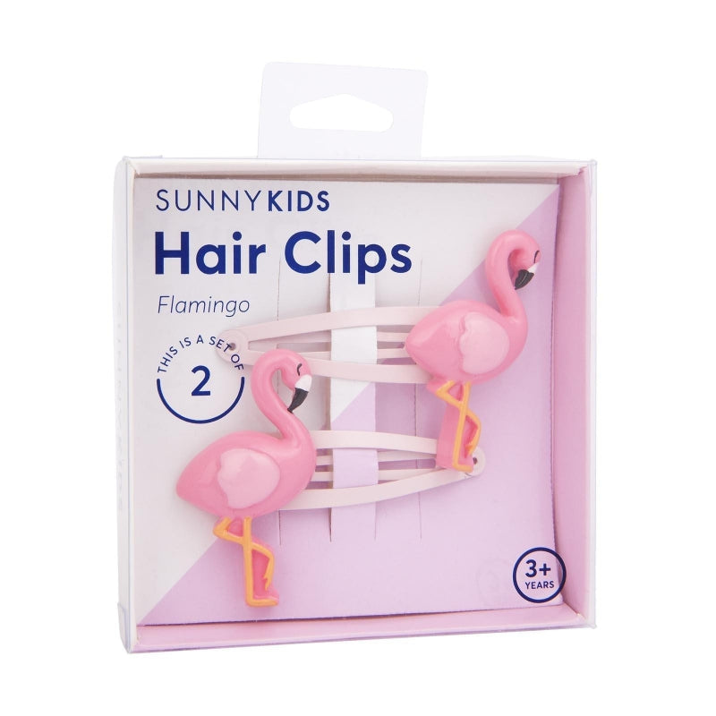 Hair Clips - Flamingo - Sunnylife - joannas-cuties