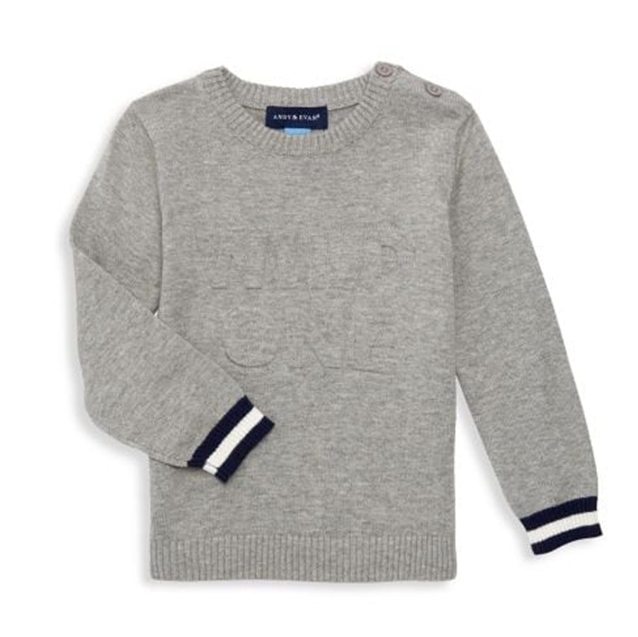 2 Piece Sweater Set - Grey - Andy & Evan - joannas-cuties