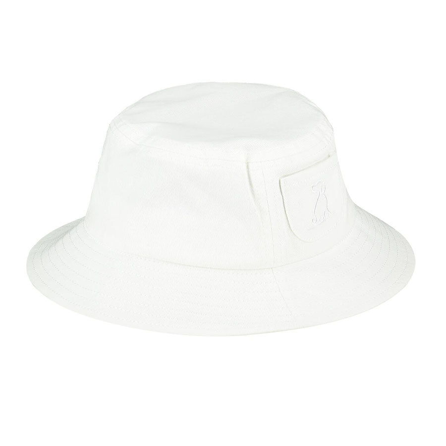 White Cotton Bucket Hat - Fisherman-SUN HATS-Me + Henry-Joannas Cuties