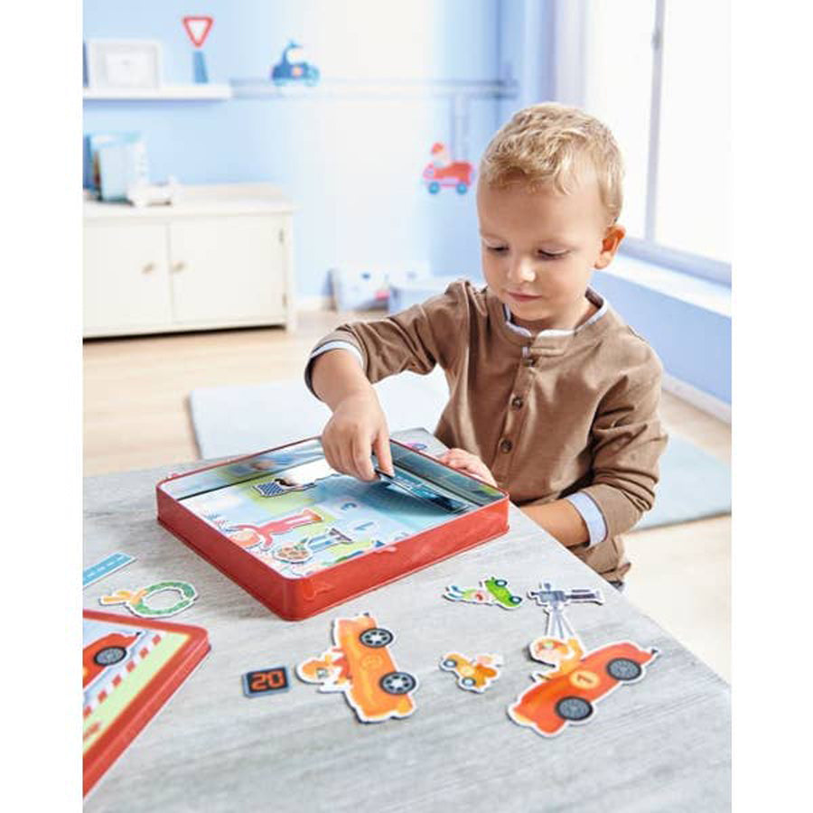 Zippy Cars Magnetic Game-Haba-Joanna's Cuties