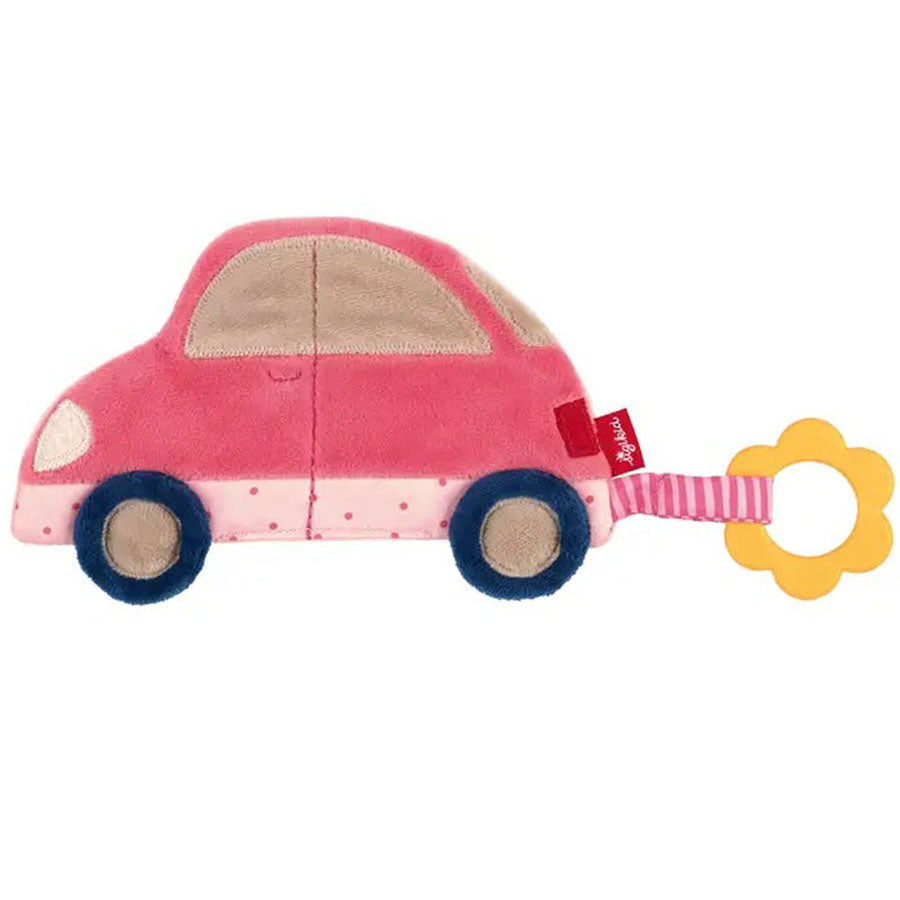 Activity Blankie Pink Car Teether-TEETHERS-Sigikid-Joannas Cuties