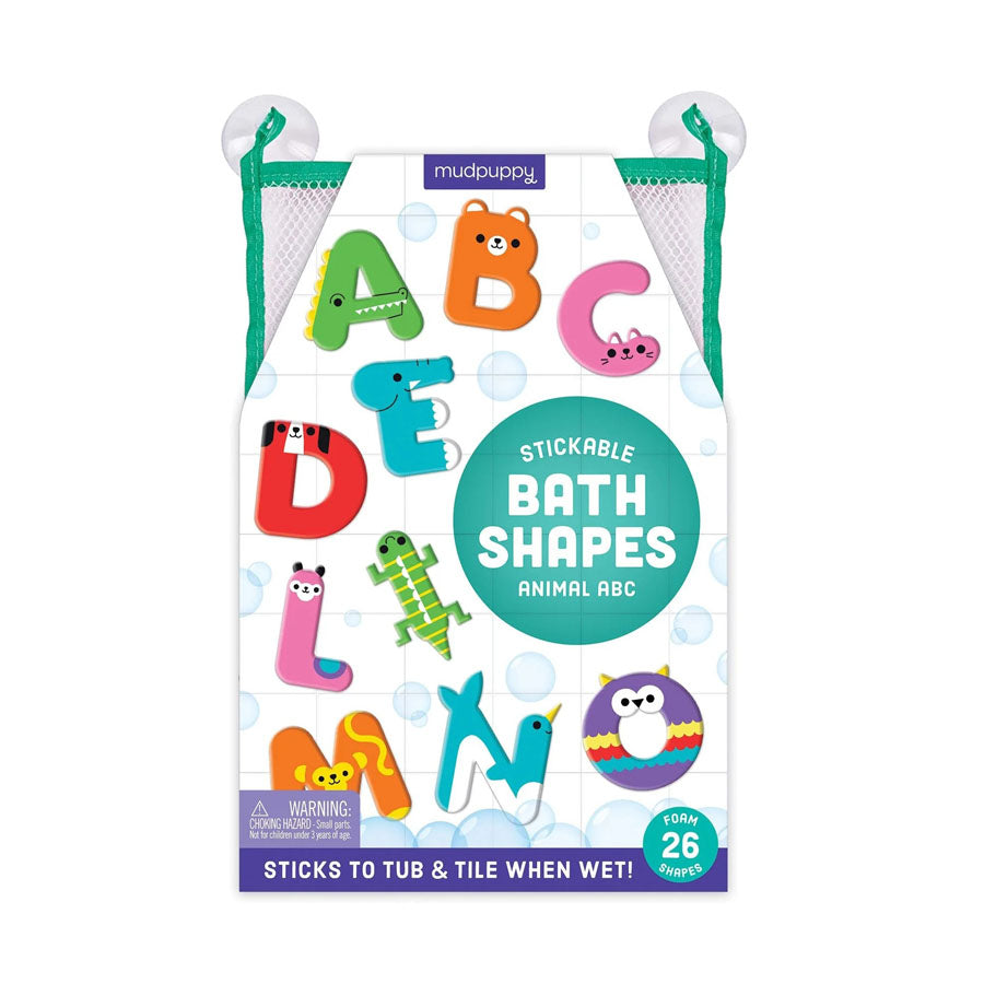 Animal ABC Stickable Foam Bath Shapes-TOYS-Mudpuppy-Joannas Cuties