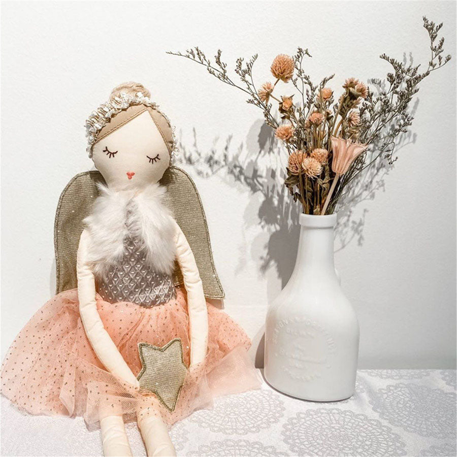 'Anna' Large Pink Angel Doll-Mon Ami-Joanna's Cuties