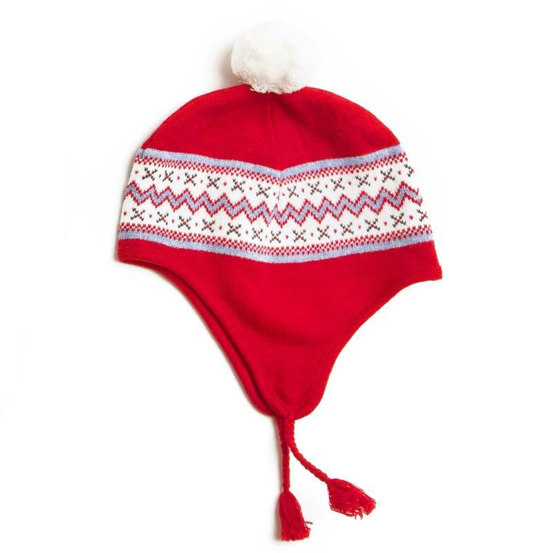 Holiday Knit Pilot Hat - Angel Dear - joannas-cuties