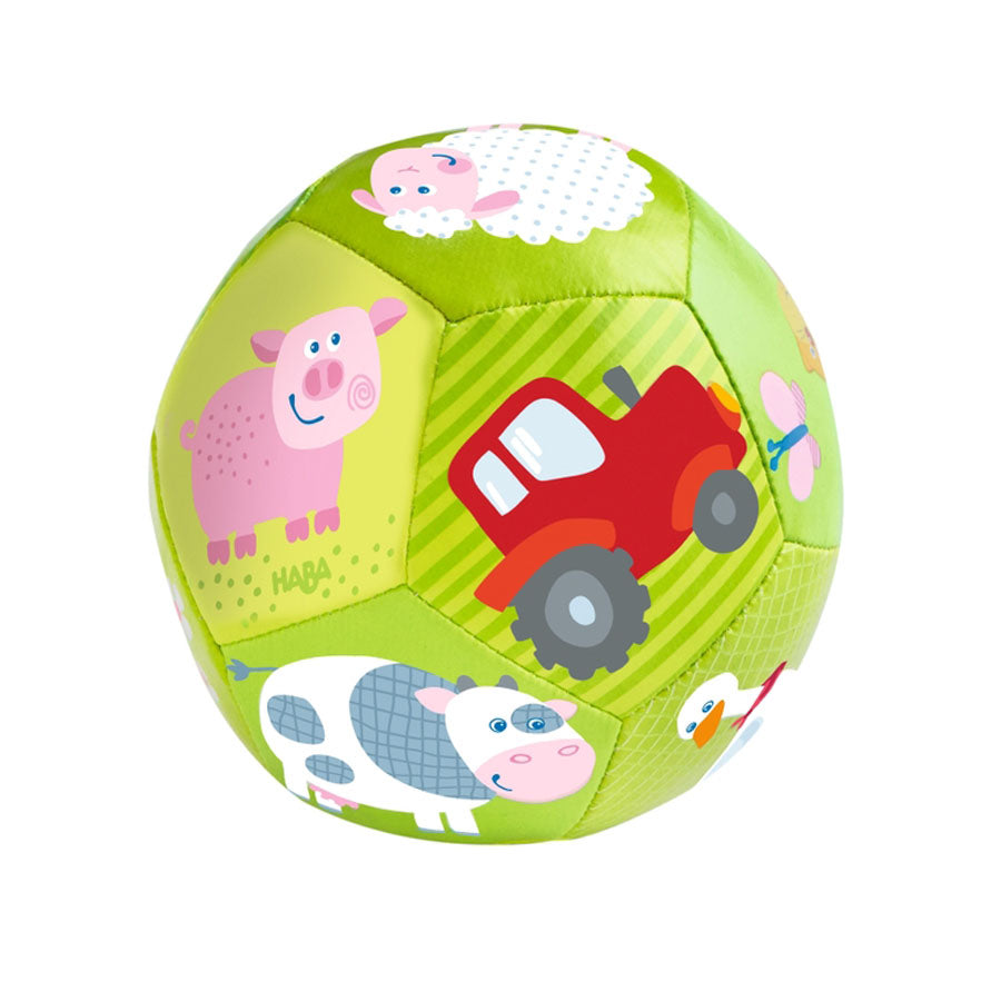 4 1/2" Baby Ball On The Farm-TOYS-Haba-Joannas Cuties