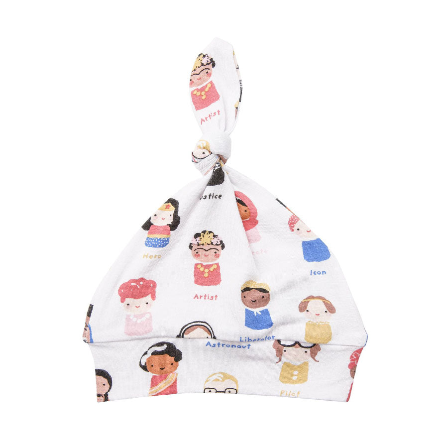 Baby Feminist Knotted Hat-Angel Dear-Joanna's Cuties