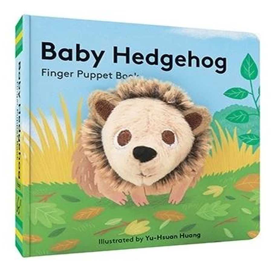 Baby Hedgehog - Finger Puppet Book-Mudpuppy-Joanna's Cuties