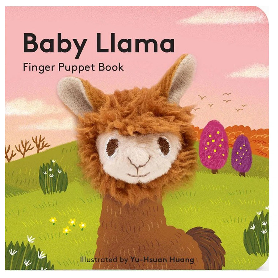 Baby Llama - Finger Puppet Book-Chronicle Books-Joanna's Cuties