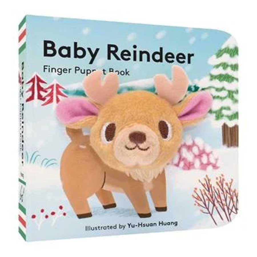 Baby Reindeer - Finger Puppet Book-Mudpuppy-Joanna's Cuties