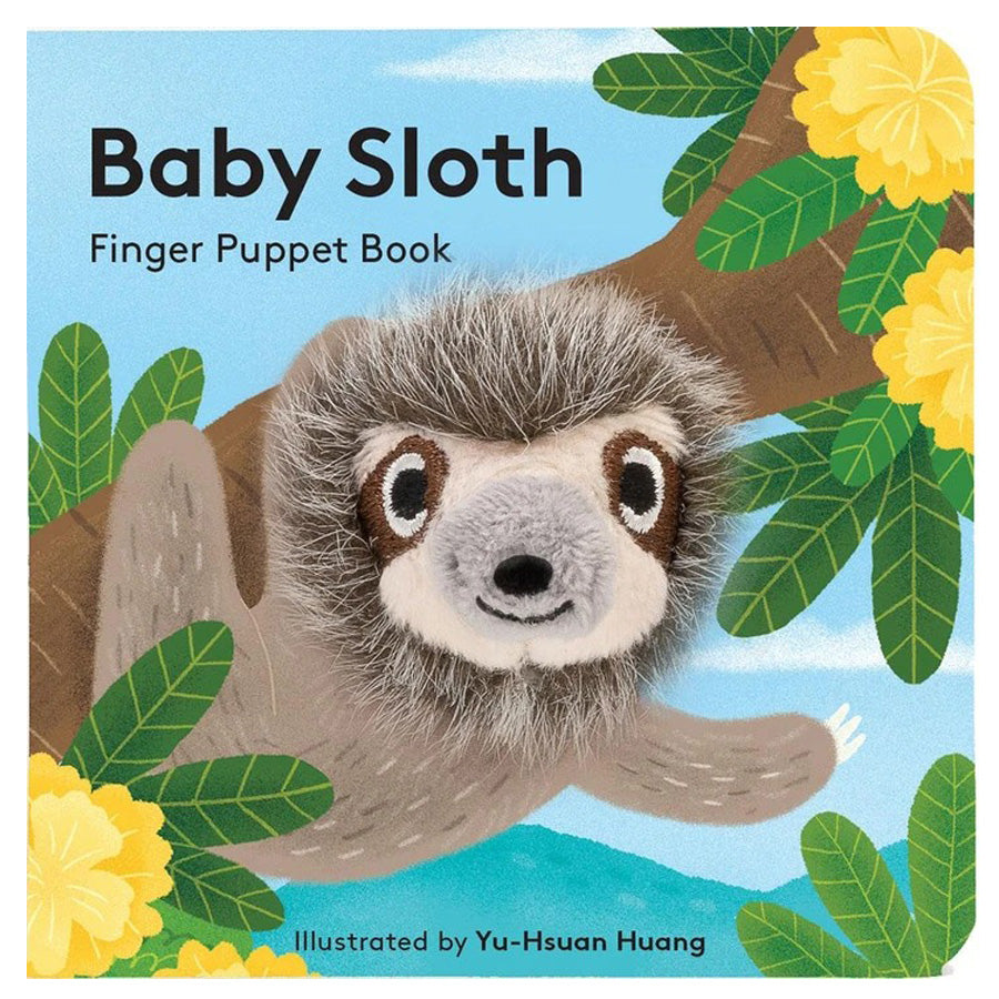 Baby Sloth - Finger Puppet Book-Chronicle Books-Joanna's Cuties