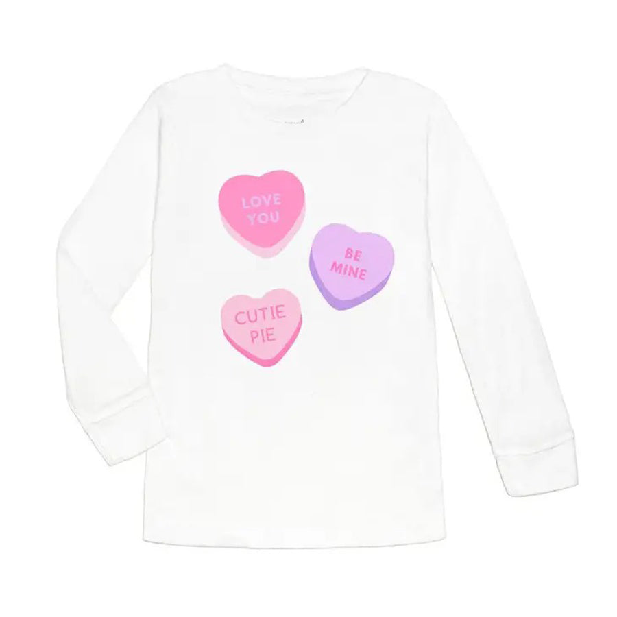 Be Mine Long Sleeve Shirt - Valentine's Day Kids Tee-TOPS-Sweet Wink-Joannas Cuties