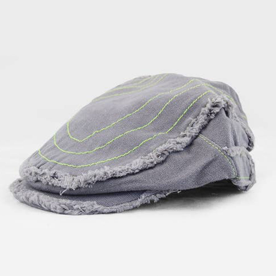 Beck Driving Cap | Canvas Kids & Baby Hat - Grey Green-The Blueberry Hill-Joanna's Cuties