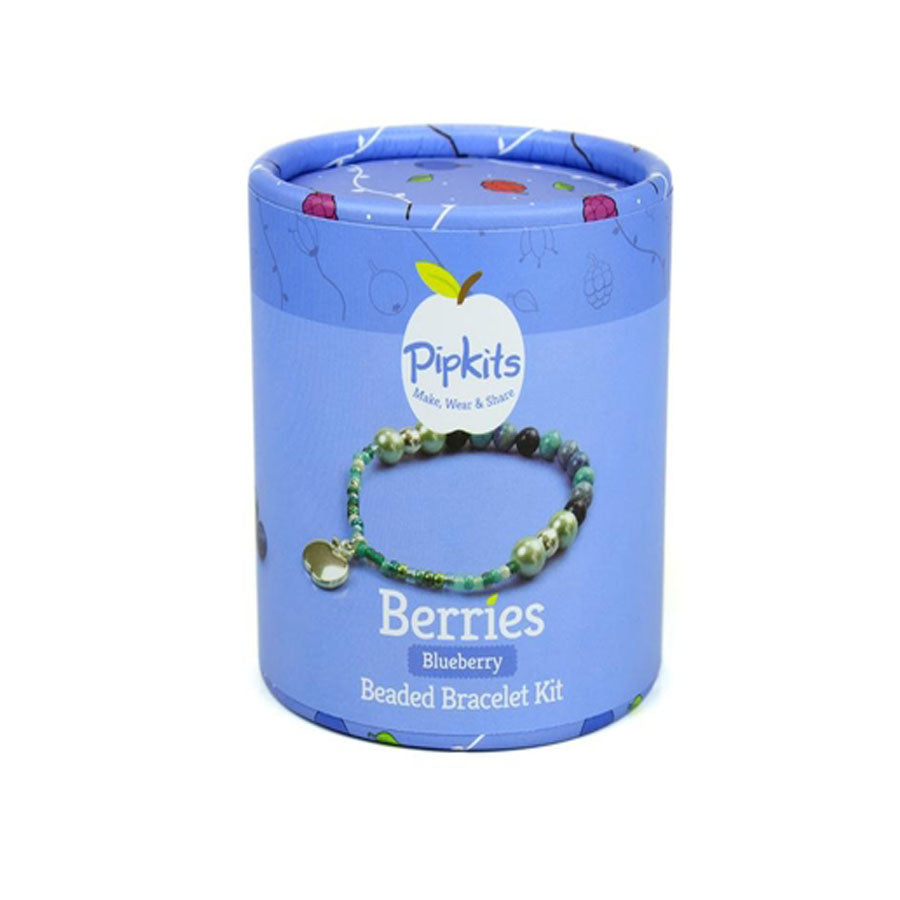 Berries Beaded Bracelet - Blueberry-Bracelets-Pipkits-Joannas Cuties