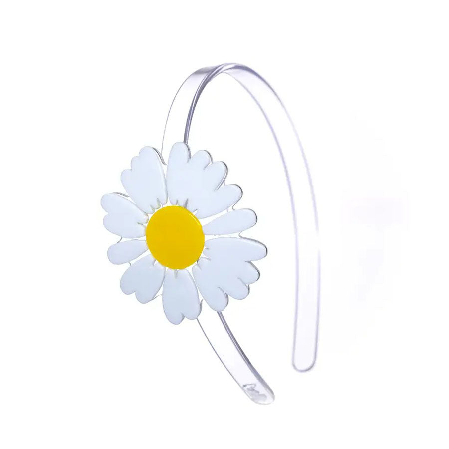 Big White Daisy Headband-HEADBANDS-Lilies & Roses-Joannas Cuties
