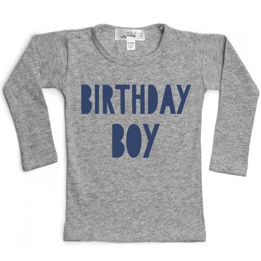 Birthday Boy Long Sleeve T-Shirt - Sweet Wink - joannas-cuties