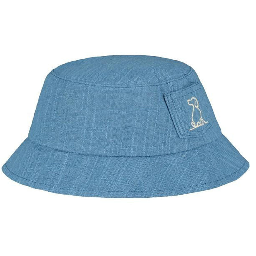 Blue cotton bucket hat - Fisherman-SUN HATS-Me + Henry-Joannas Cuties