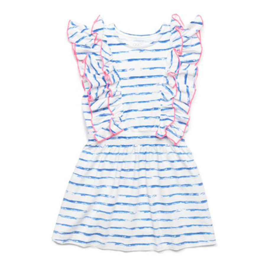 Blue Stripe Priscilla Dress-EGG by Susan Lazar-Joanna's Cuties