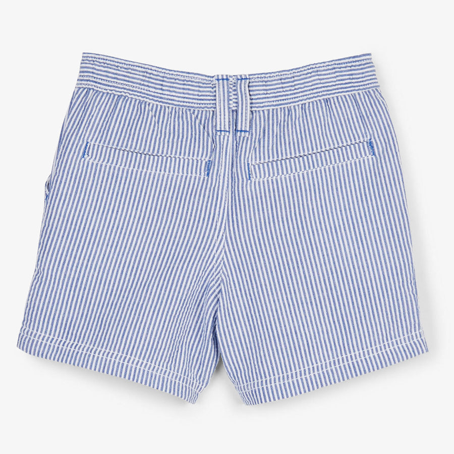 Blue Stripes Woven Shorts-Hatley-Joanna's Cuties