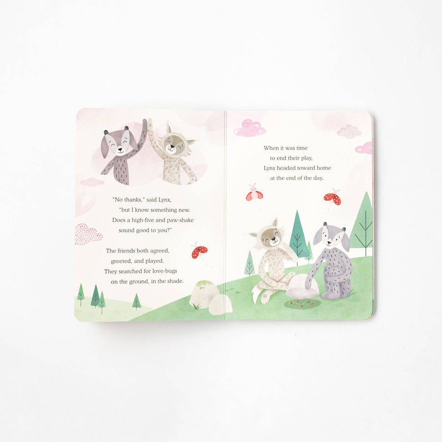 Buttercup Snail Mini & Lynx Lesson Book - Self Expression-SOFT TOYS-Slumberkins-Joannas Cuties