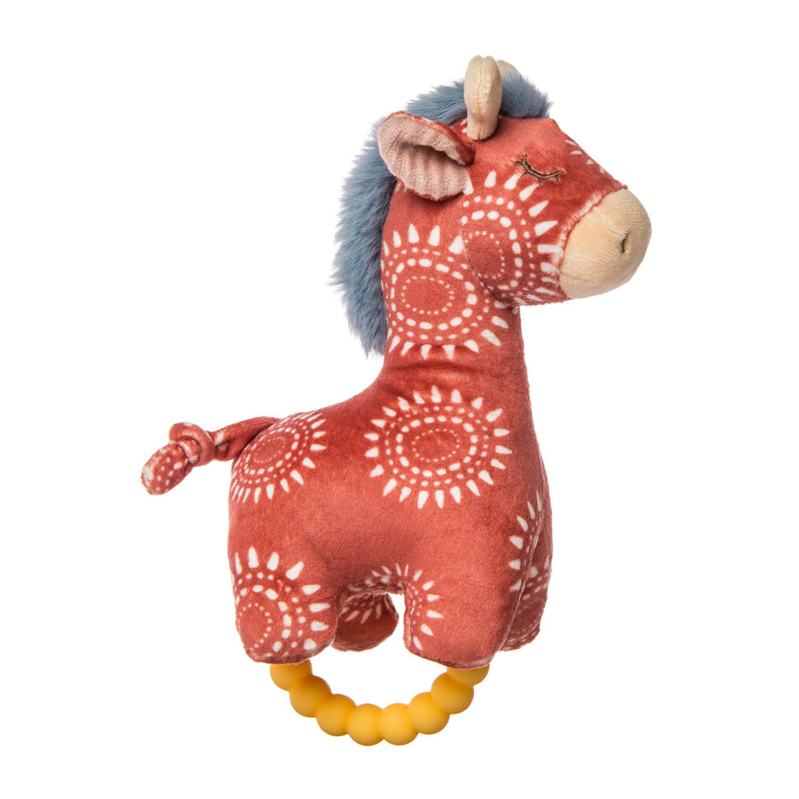 Boho Baby Giraffe Teether Rattle – 6″-Mary Meyer-Joanna's Cuties