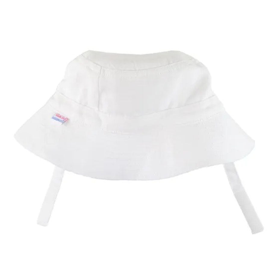 Bucket Hat - White-SUN HATS-Ruffle Butts-Joannas Cuties