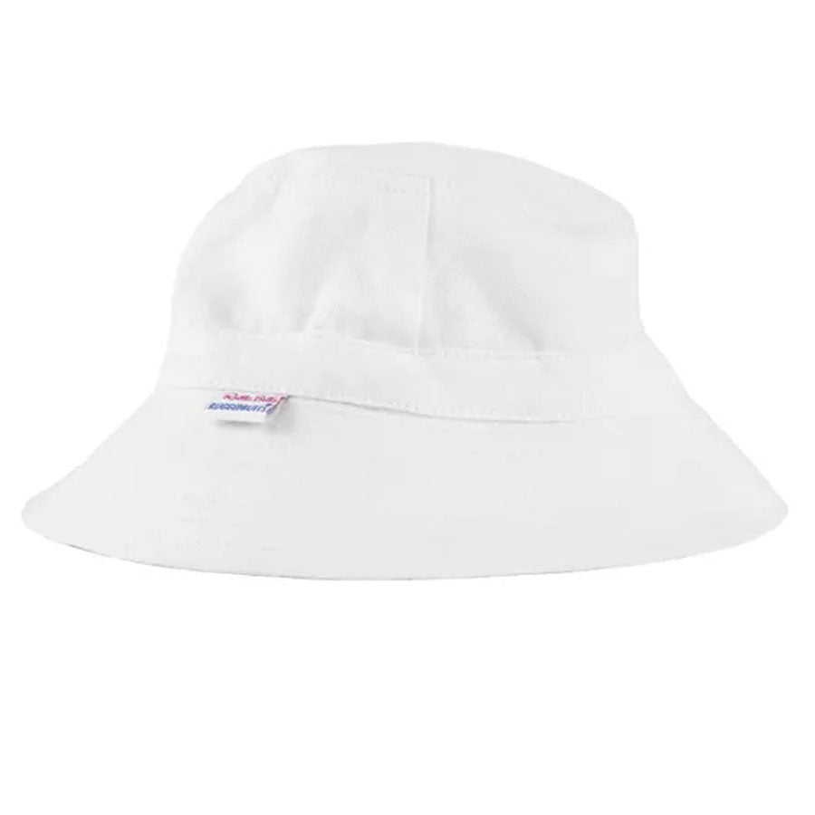 Bucket Hat - White-SUN HATS-Ruffle Butts-Joannas Cuties