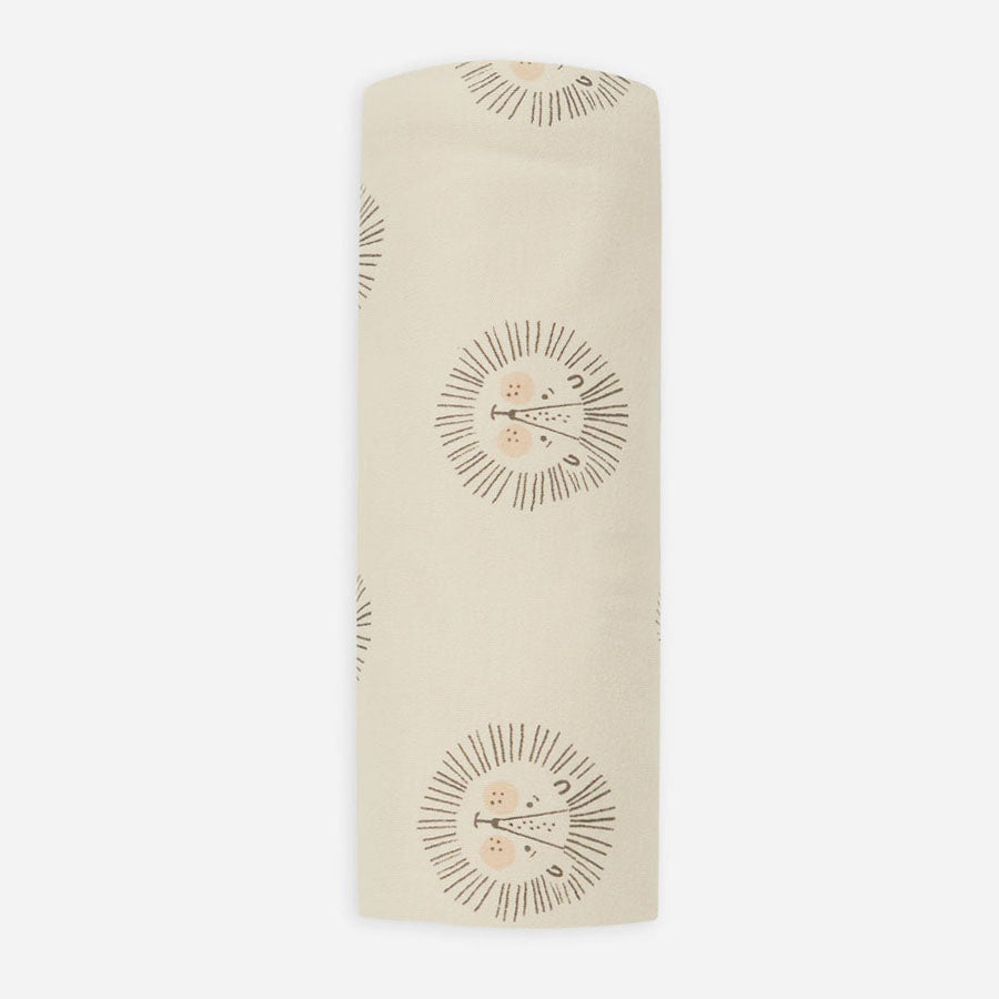 Brushed Organic Swaddle - Lions-SWADDLES & BLANKETS-Quincy Mae-Joannas Cuties