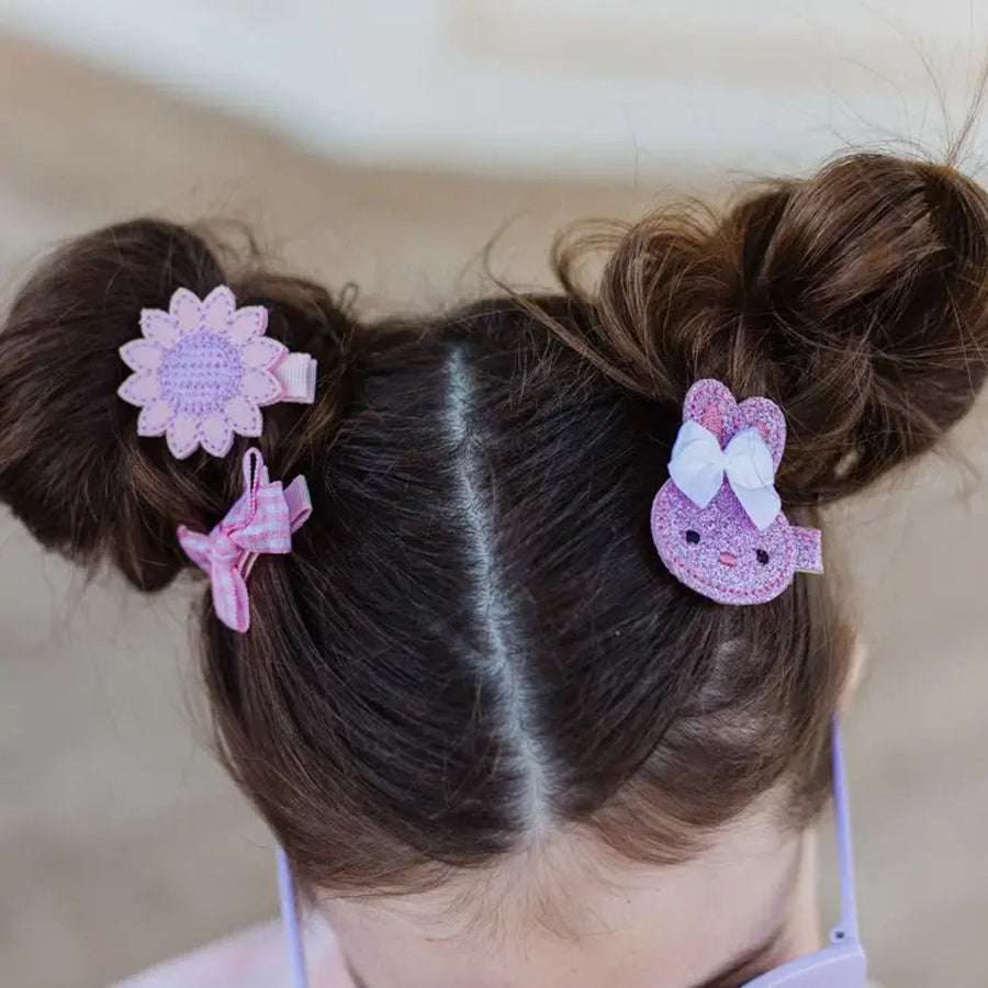 Bunny Clip Set - Easter Hair Clips - Kids Hair Clip Set-HAIR CLIPS-Sweet Wink-Joannas Cuties