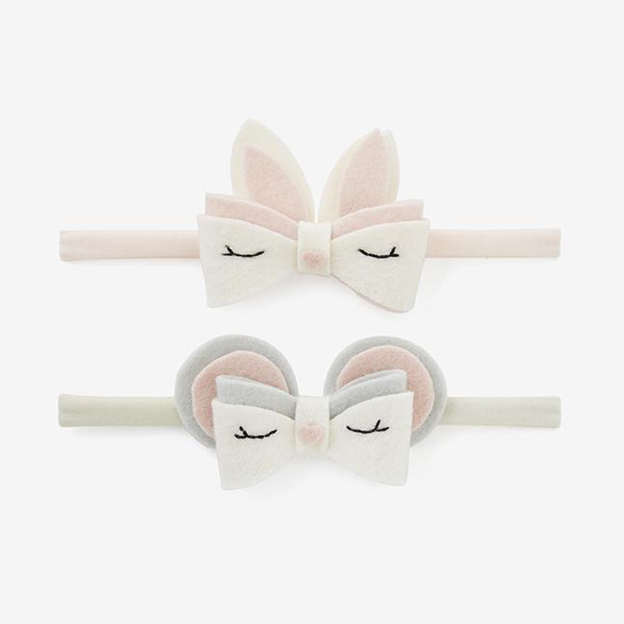 Bunny/Mouse Felt Baby Headband 2PK-Elegant Baby-Joanna's Cuties