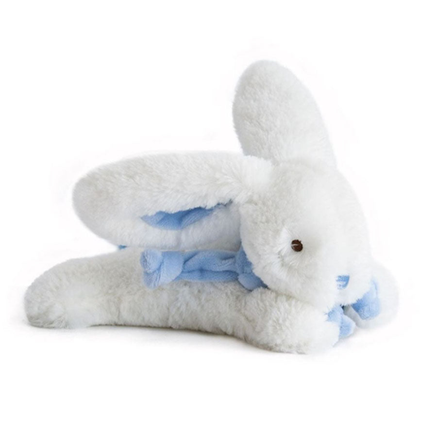Bunny Stuffed Plush Animal with Pom Pom Tail - Blue-SOFT TOYS-Doudou Et Compagnie-Joannas Cuties