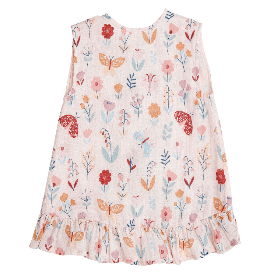 Butterfly Garden Ruffle Top And Bloomer - pink-Angel Dear-Joanna's Cuties