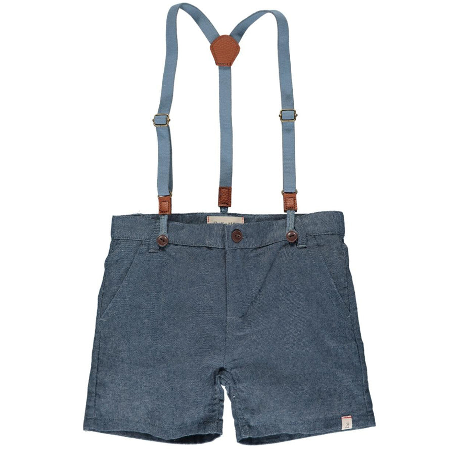 Captain Shorts With Suspenders - Navy-Me + Henry-Joanna's Cuties