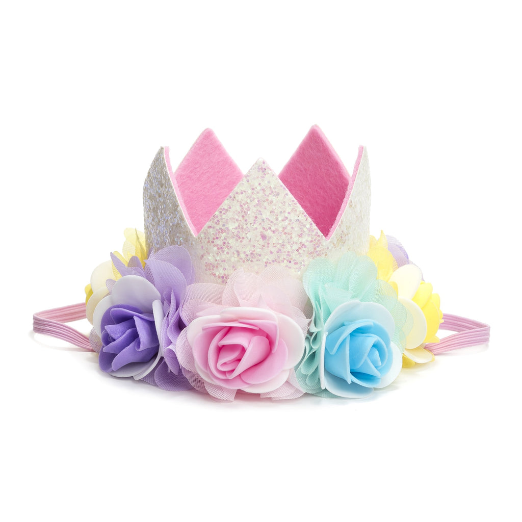 Chiffon Flower Crown - Headband - Sweet Wink - joannas-cuties