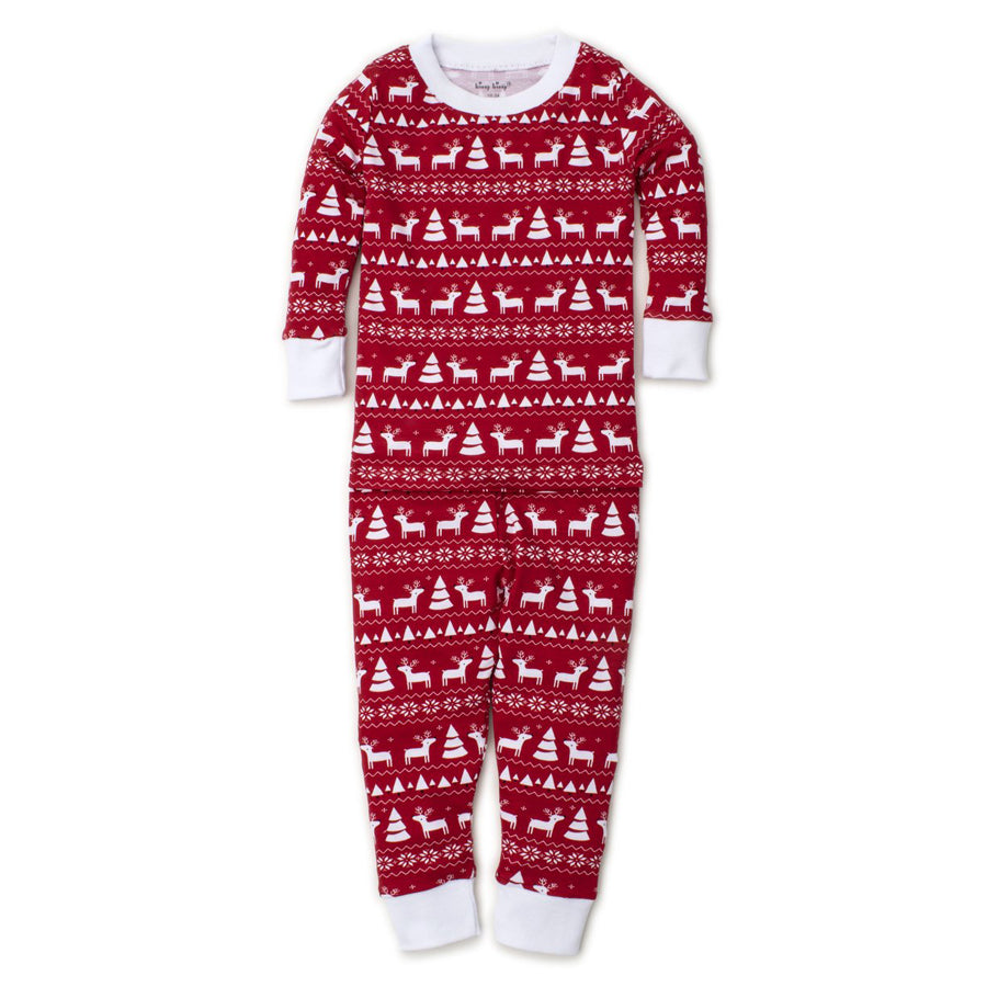 Christmas Deer Pajama Set - Kissy Kissy - joannas-cuties