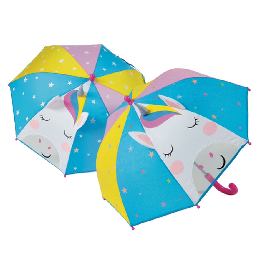 Colour Changing 3D Umbrella - Rainbow Unicorn-Floss & Rock-Joanna's Cuties