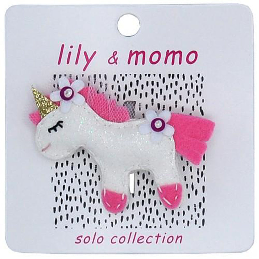 Come Fly With Me Unicorn - Hair Clip-Lily & Momo-Joanna's Cuties