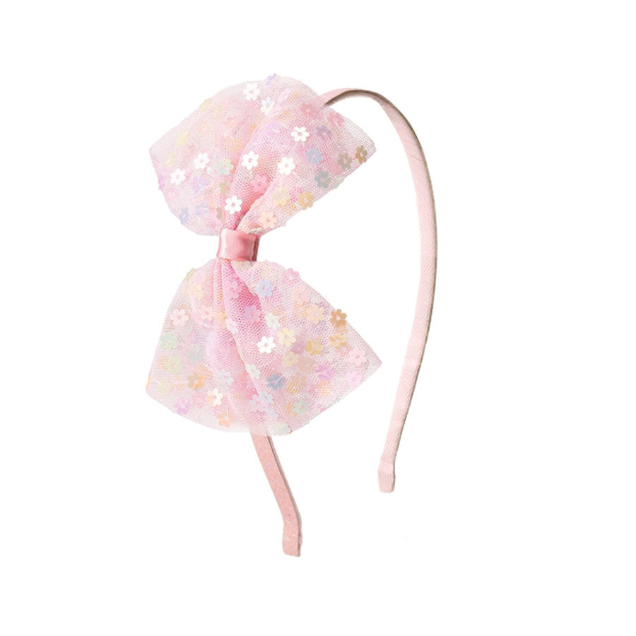 Confetti Flower Bow Headband-HEADBANDS-Sweet Wink-Joannas Cuties